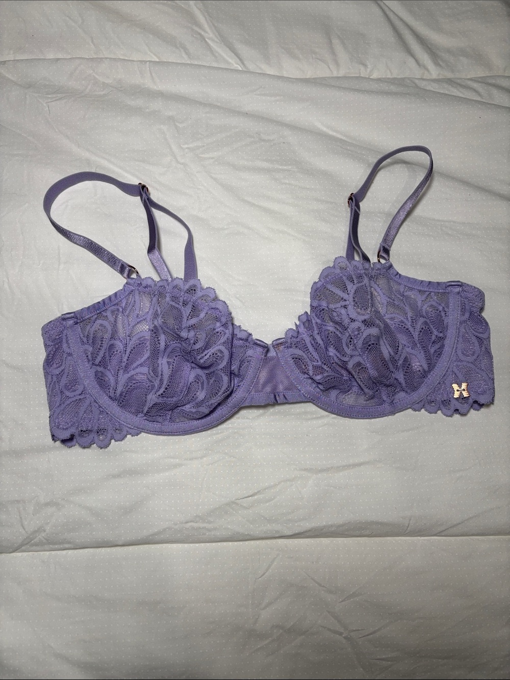 Savage X Fenty Purple Lace Underwire Bra